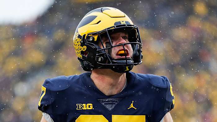 Michigan's Aidan Hutchinson during the Ohio State game